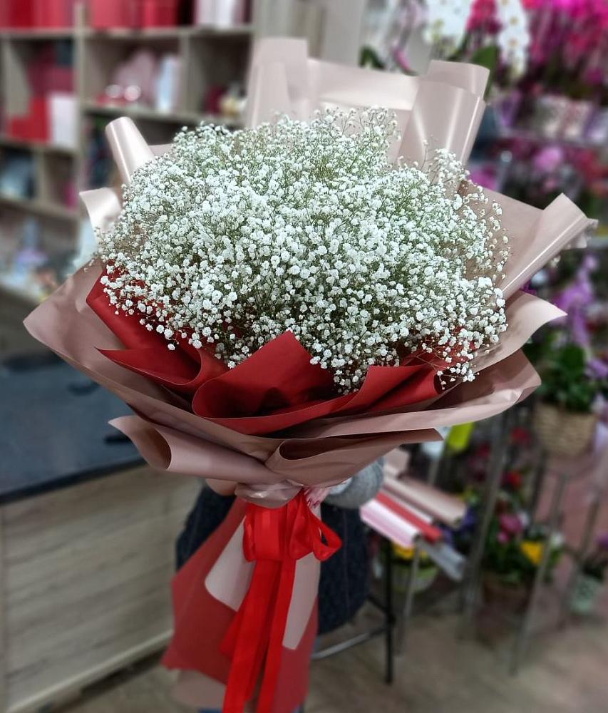 Букет Белые хлопья в Трудовом Букет цветов из: Гипсофила в Трудовом