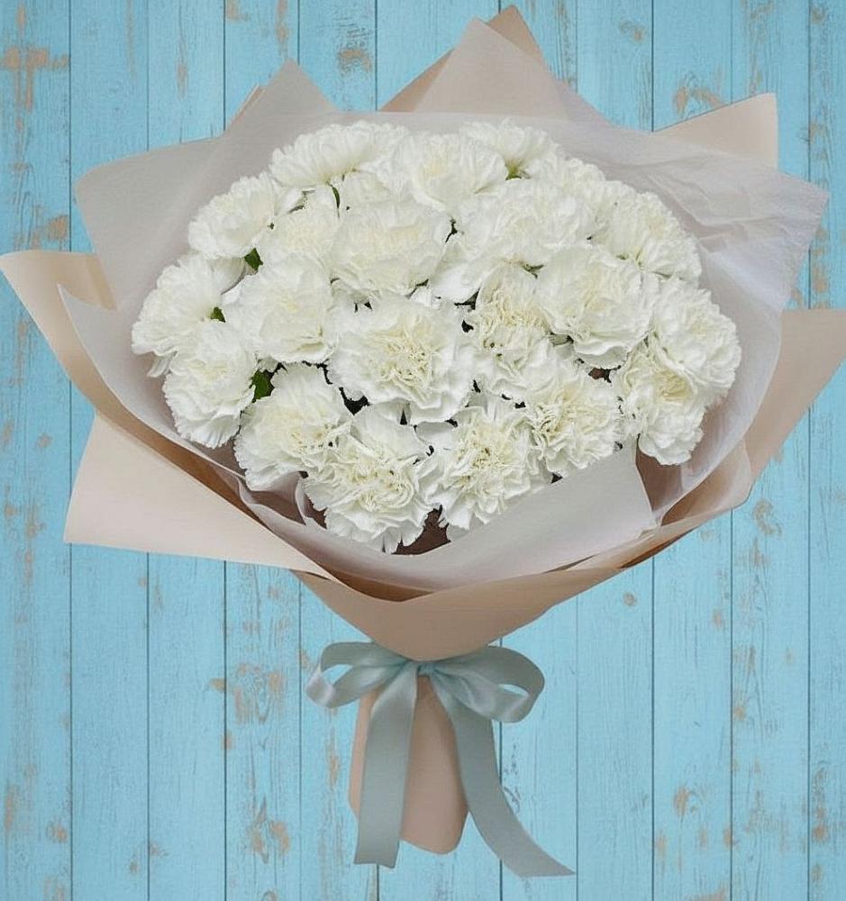 Букет цветов из: Гвоздики в Трудовом