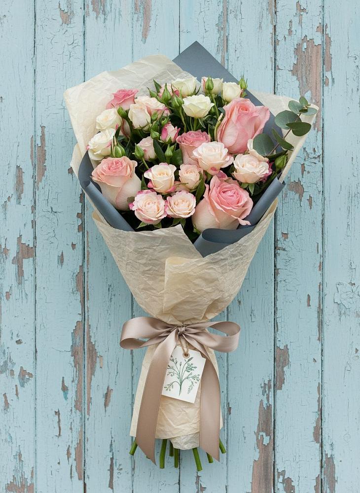 Букет цветов из: Розы в Трудовом