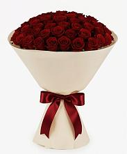 Букет 101 Бордовая роза Блэк Бакарра в Трудовом
