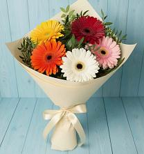 Букет цветов из:  Герберы в Трудовом