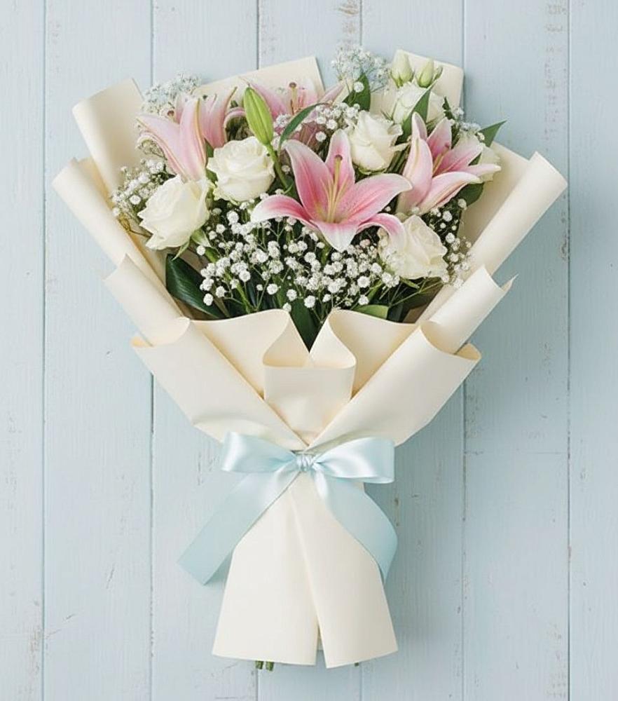 Букет цветов из: Лилии в Трудовом