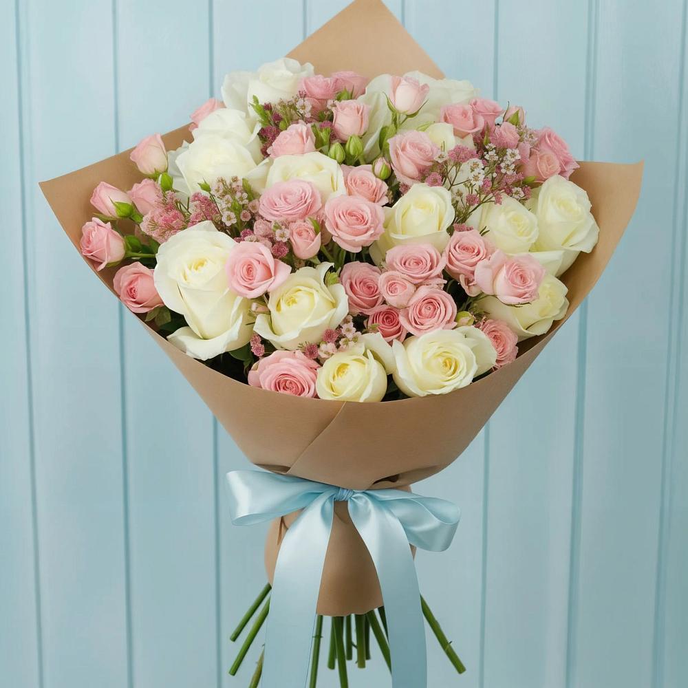 Букет цветов из: Розы в Трудовом