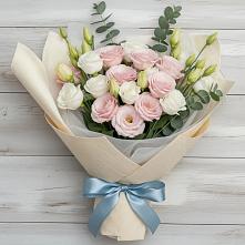 Букет цветов из:  Лизиантусы в Трудовом