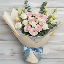 Букет цветов из:  Лизиантусы в Трудовом