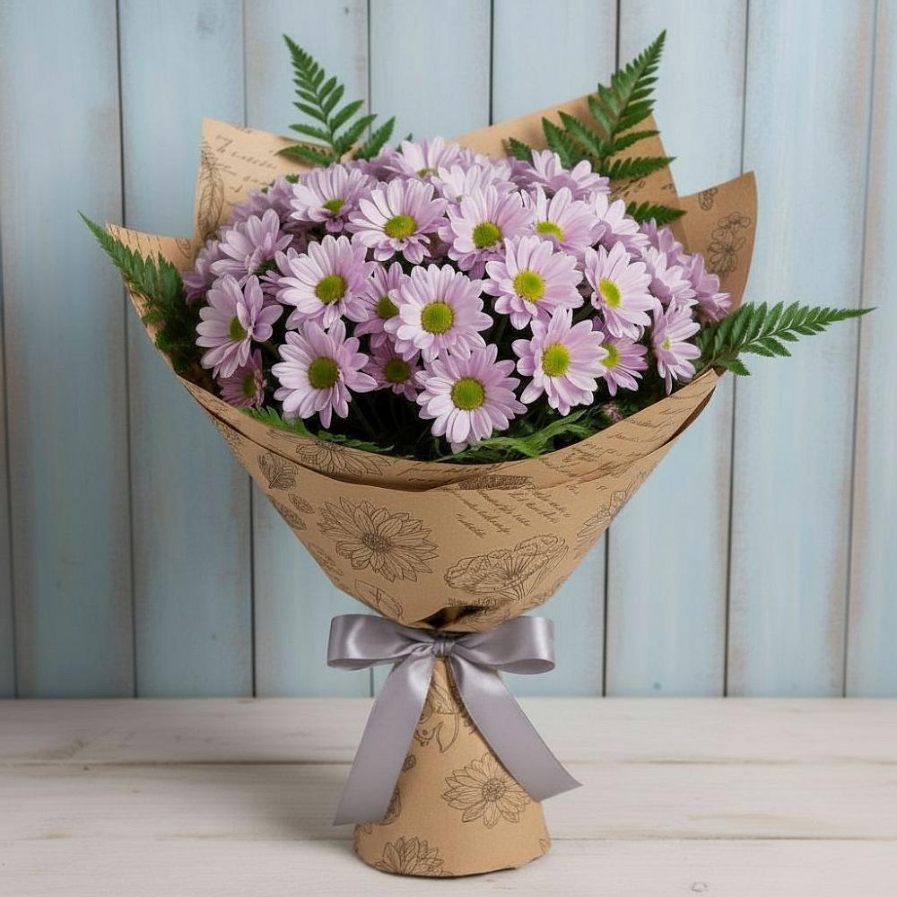 Букет цветов из: Хризантемы в Трудовом