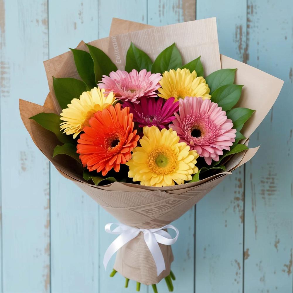 Букет цветов из: Герберы в Трудовом