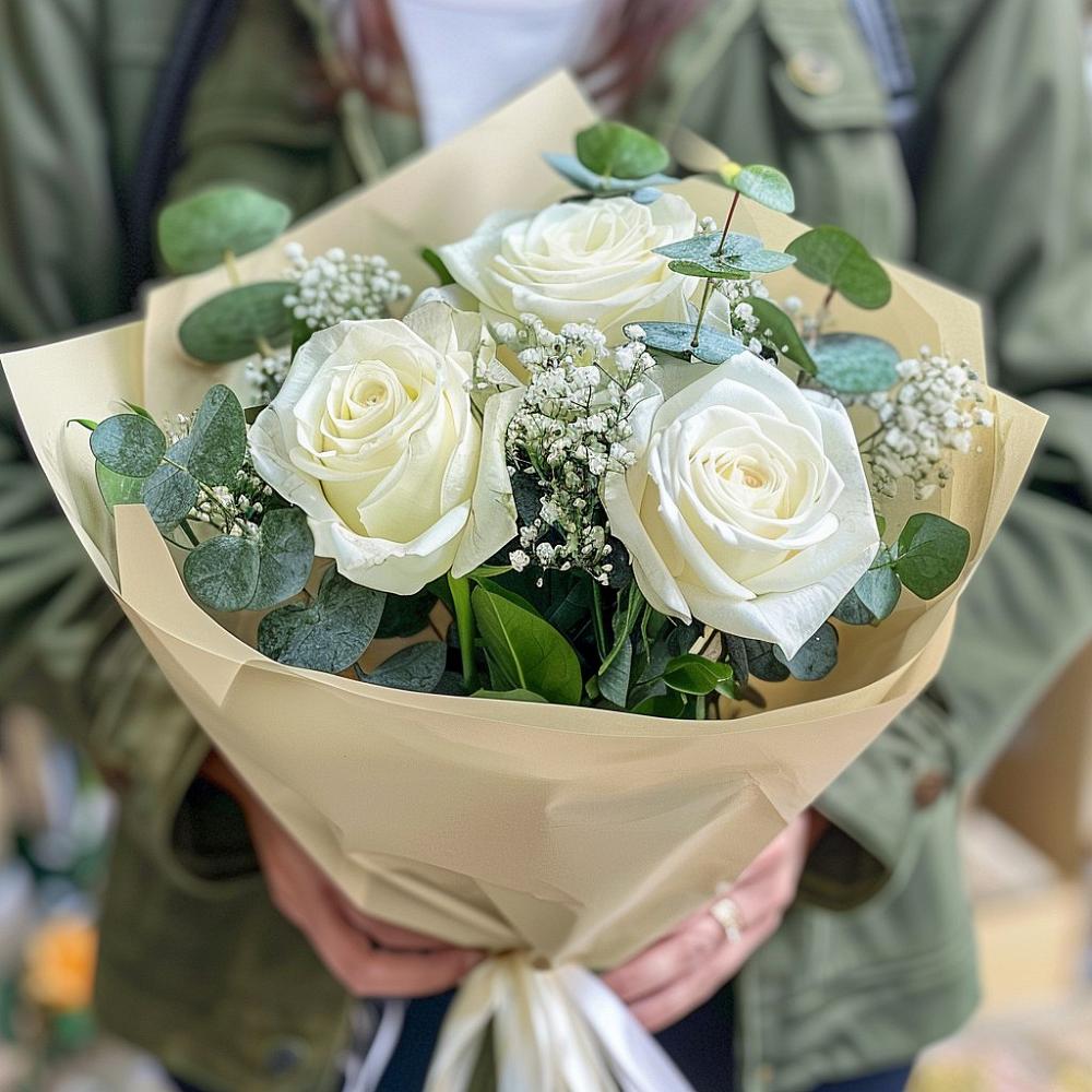 Букет цветов из: Розы в Трудовом