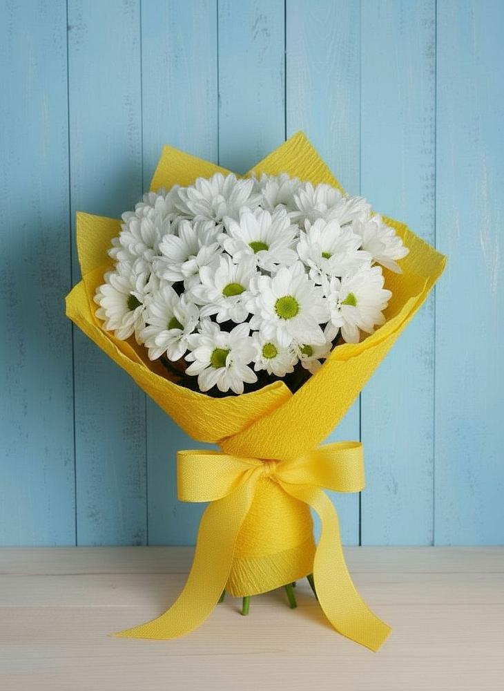 Букет цветов из: Хризантемы в Трудовом