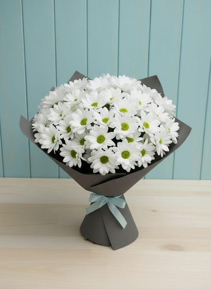 Букет цветов из: Хризантемы в Трудовом