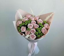 Букет цветов из:  Розы и Хризантемы в Трудовом