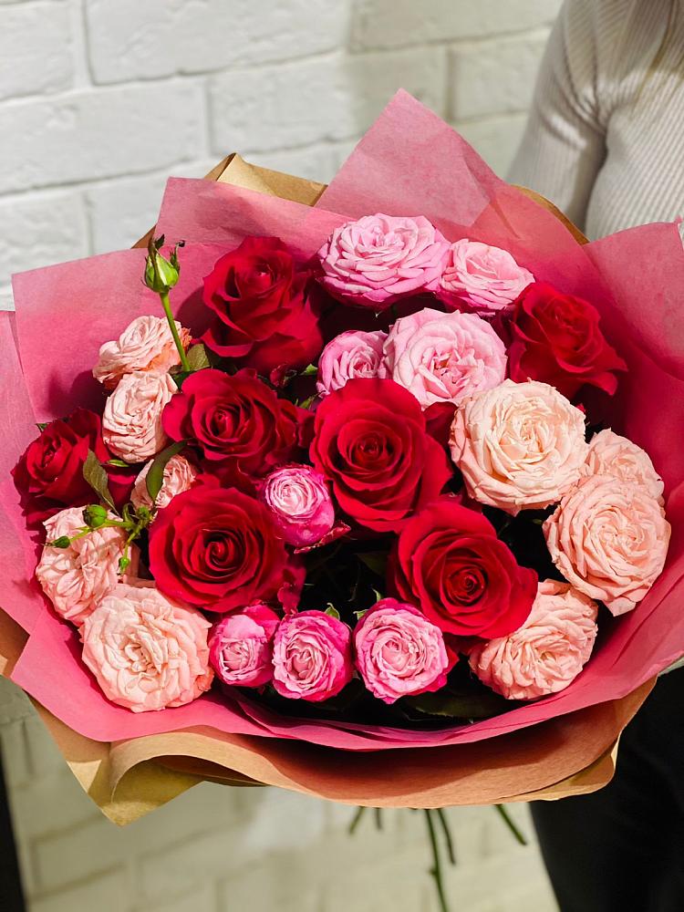 Букет цветов из: Розы в Трудовом