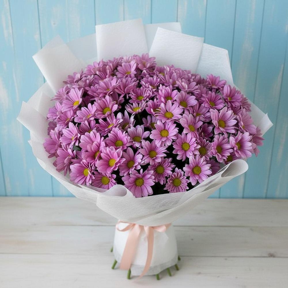Букет цветов из: Хризантемы в Трудовом