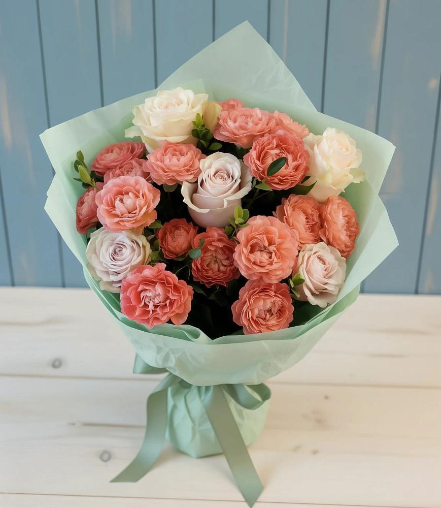 Букет цветов из: Розы в Трудовом