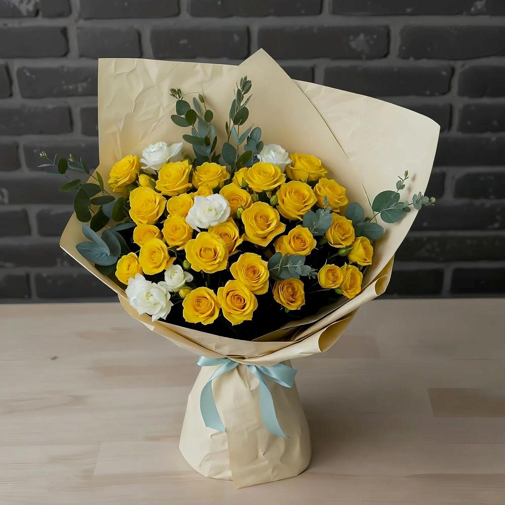 Букет цветов из: Розы в Трудовом