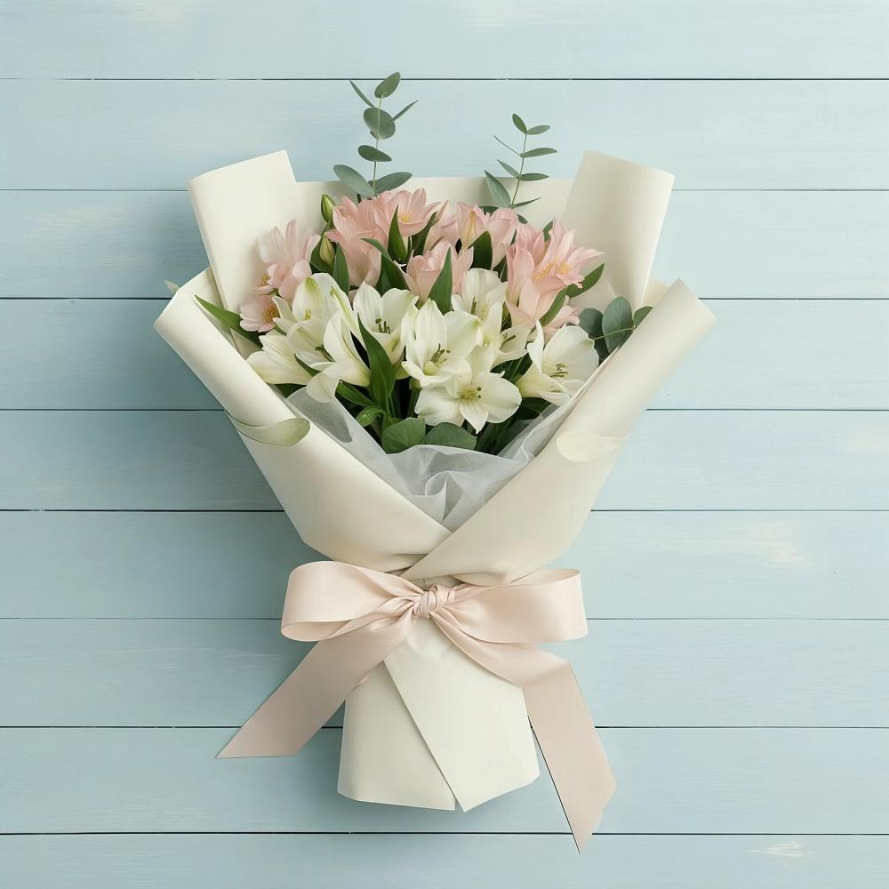 Букет цветов из: Альстромерии в Трудовом