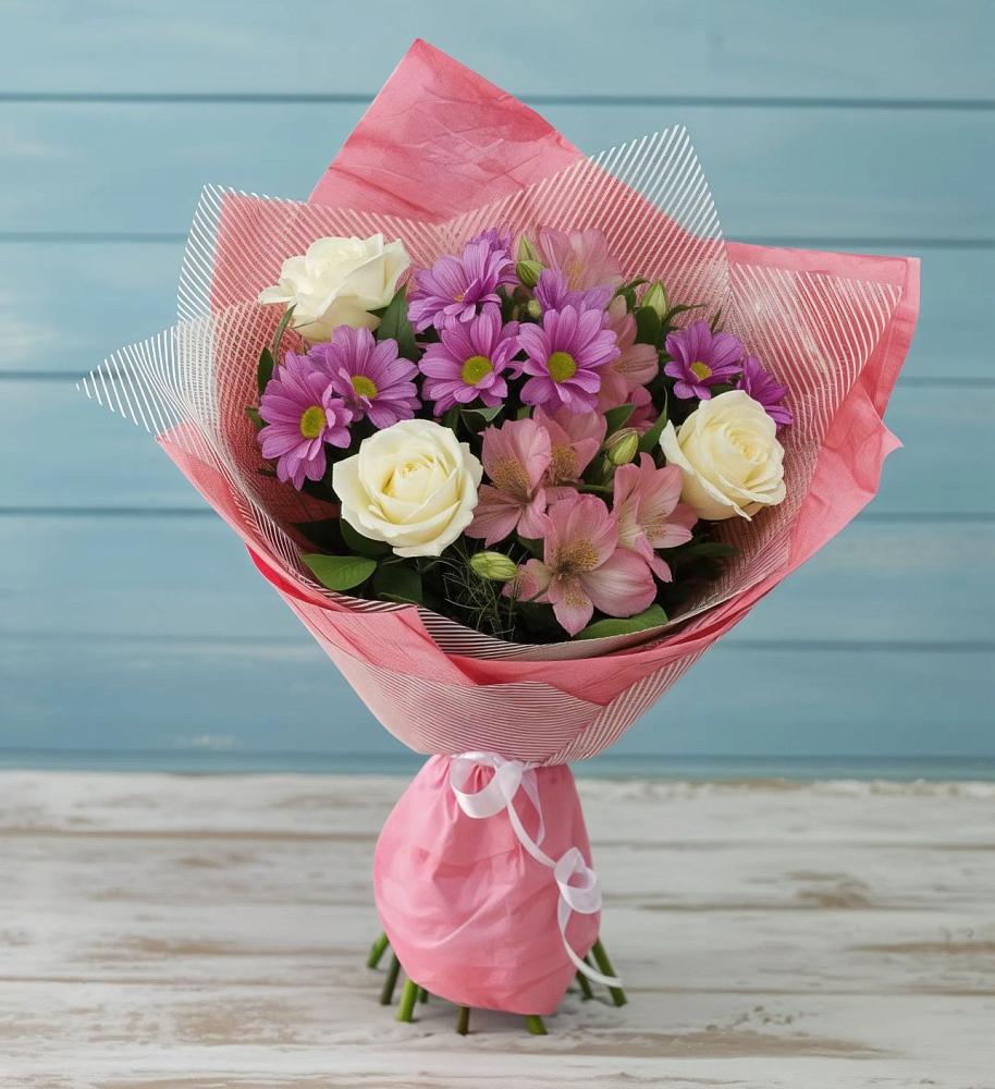 Букет цветов из: Герберы в Трудовом