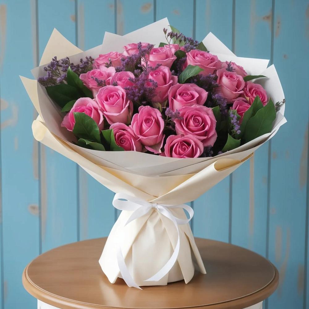 Букет цветов из: Розы в Трудовом