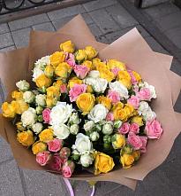 Букет цветов из:  Розы #REPLACE_PRED# Трудовом