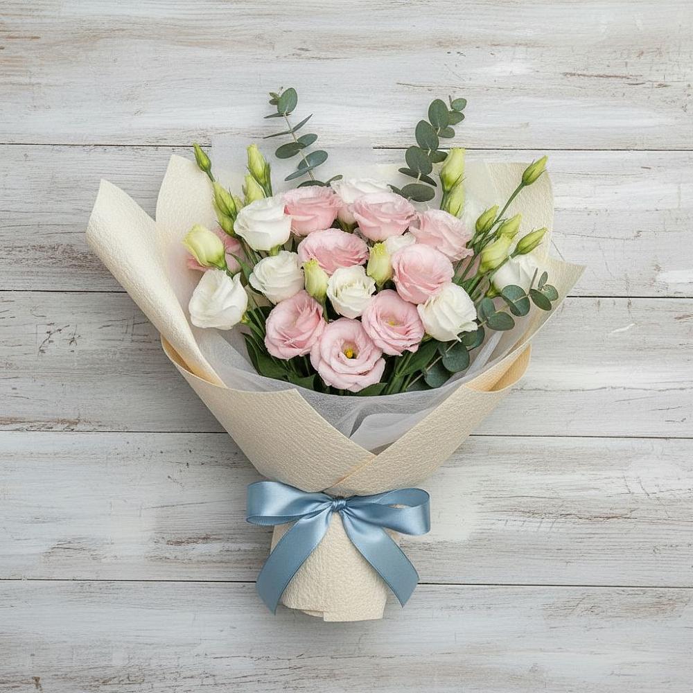 Букет цветов из: Лизиантусы в Трудовом